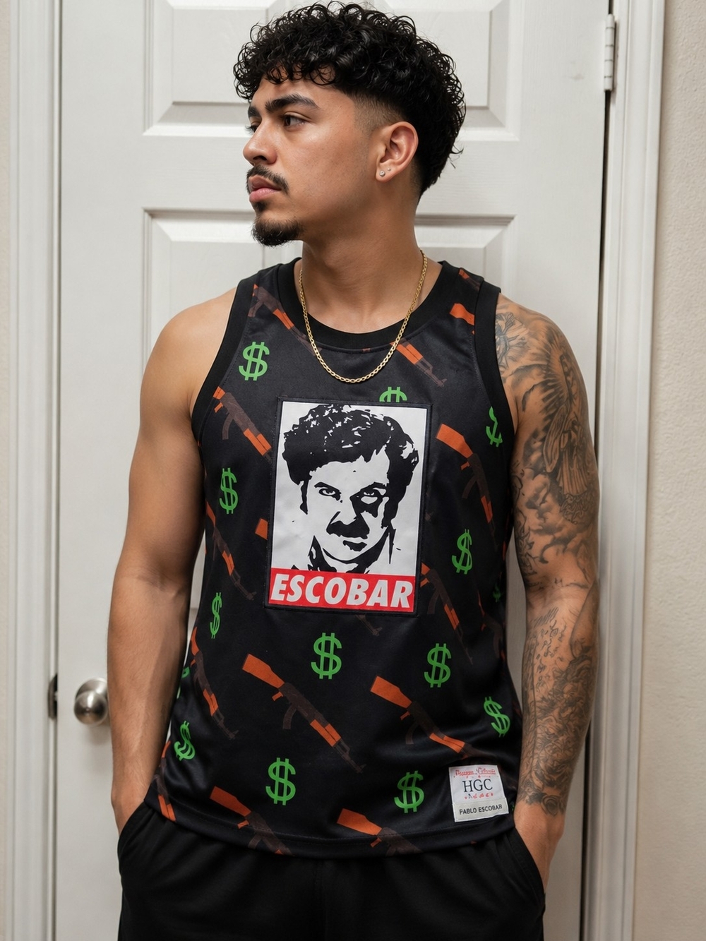 NWT Statement Streetwear  Pablo Escobar Jersey Sz. MEDIUM